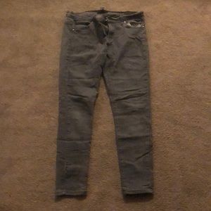 Forever 21 gray skinny jeans, size US 30